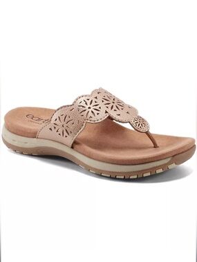 Earth Sadie T-Strap Flat Sandals